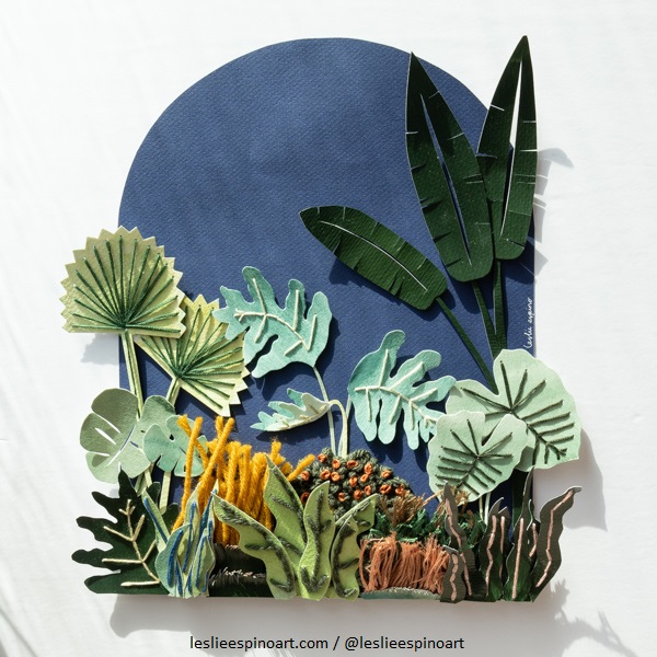 Sustainable Paper and Fiber Art by Leslie Espino